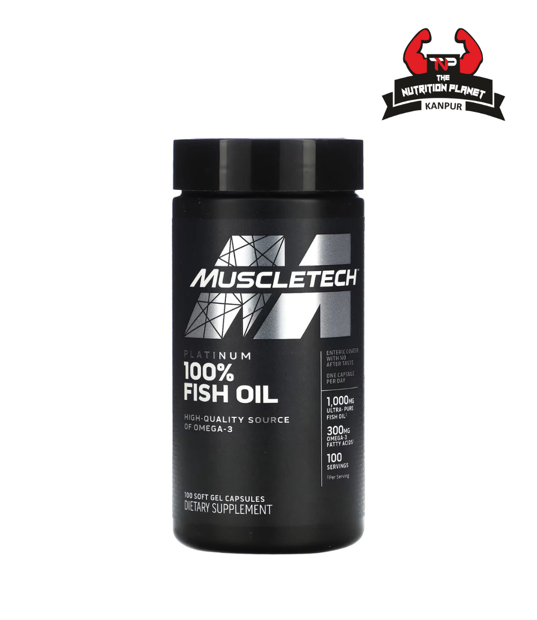 MuscleTech Platinum 100% Fish Oil, 100 Softgel